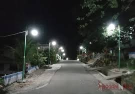 Dukung  MTQ Riau, Dishub Kuansing Tingkatkan Penataan Lampu Jalan.