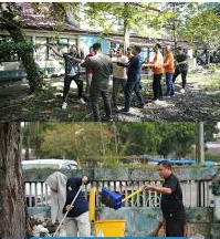 Target Kota Bersih Jelang MTQ Riau, Ketua PKK dan OPD Kuansing  Gelar Goro Bersama.
