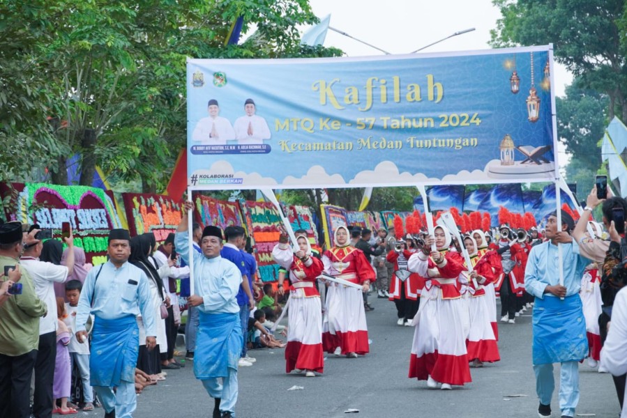 Ribuan Peserta Bakal Ramaikan Pawai Taaruf di MTQ Riau di kuansing.