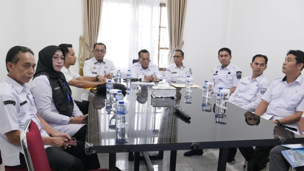 Bupati Rohil Ikuti Rakornas Virtual Kemendagri, Bahas Penguatan Tata Kelola Daerah.