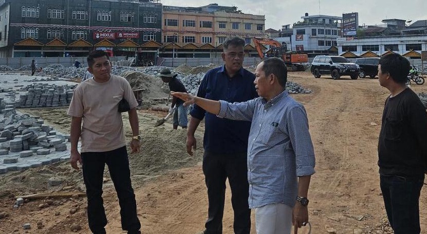 Target Tepat Waktu, Pembangunan Astaka MTQ ke 44 Riau di Kuansing  terus di Pacu